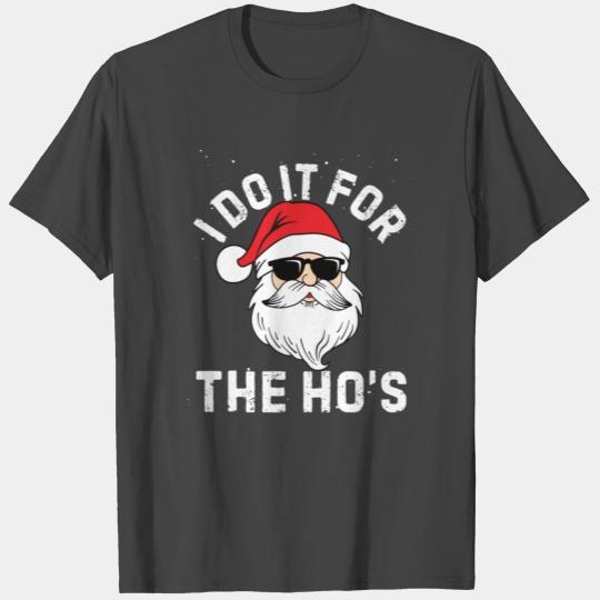 I Do It For The Hos Christmas African American T Shirts