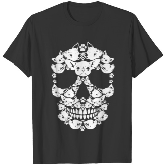 Halloween Skull Chihuahua Skeleton Halloween T Shirts