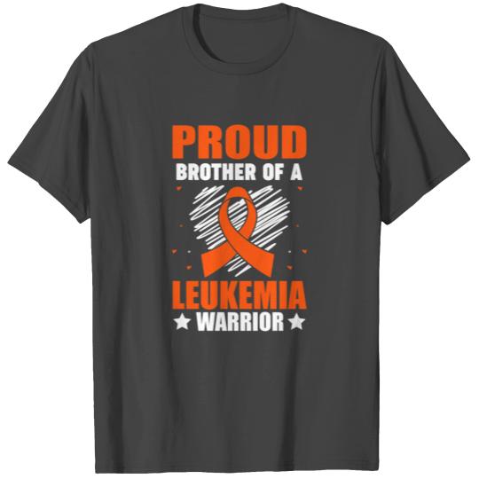 Brother Leukemia Cancer Awareness Warrior Support T Shirts