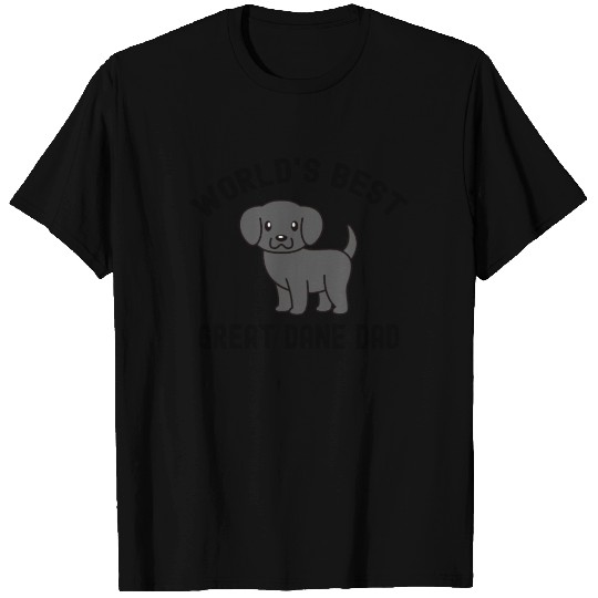 World's Best Great Dane Dad T Shirts