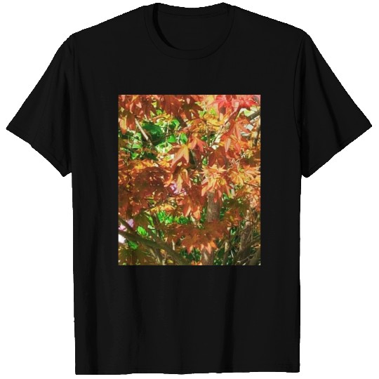 Autumn is coming flowers green orange yellow Great T Shirts