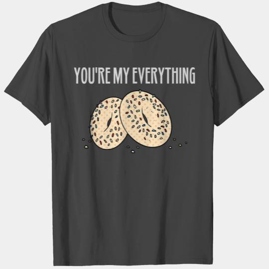 Cute Bagel I Love Carbs T Shirts for Baking and Cooki