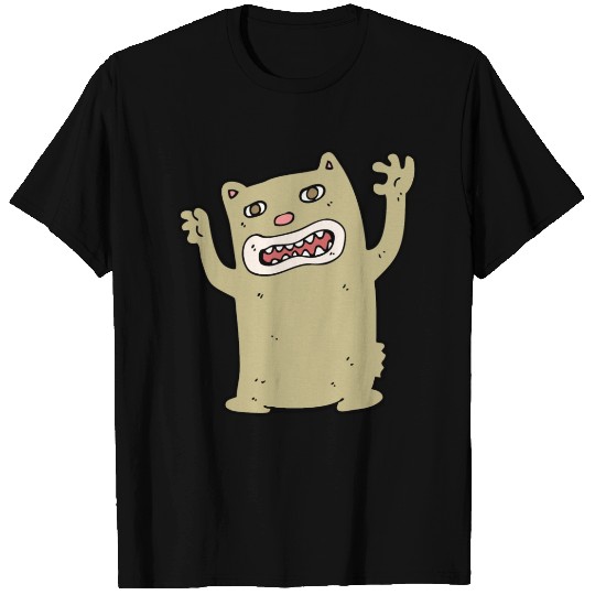 funny catzilla, cat lover T Shirts