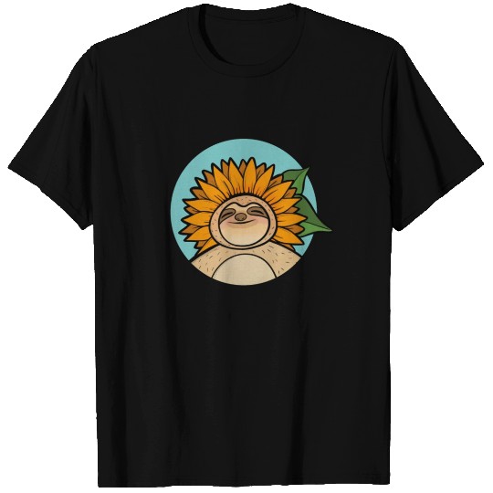 Sloth Flower T Shirts