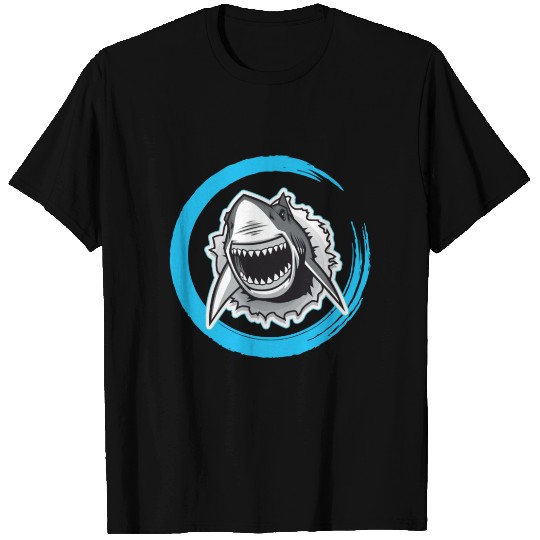 Shark attack T Shirts
