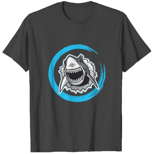 Shark attack T Shirts