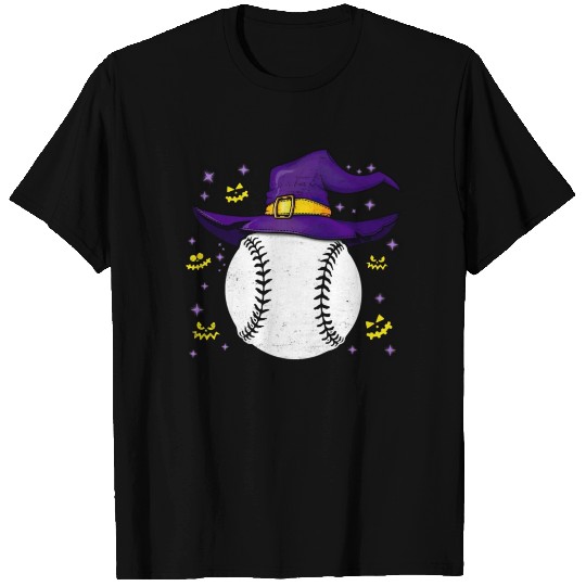 Awesome Witch Baseball Lover Halloween Baseball T Shirts