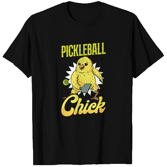 Pickleball Cute Chicken Girl T Shirts