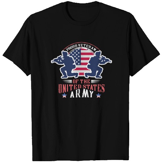 Proud Veteran Of the USA Army T Shirts