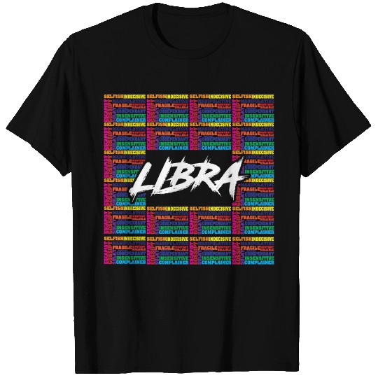 Zodiac Sign Horoscope Libra Facts T Shirts