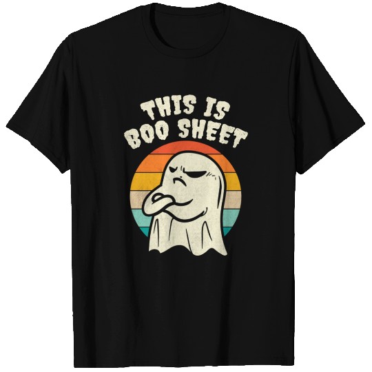 This Is Boo Sheet Ghost Retro Halloween Gifts Men T Shirts