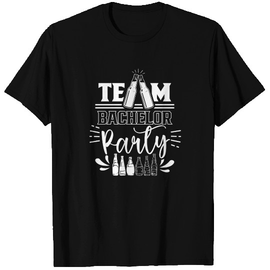 Team Bachelor Party Bride Groom T Shirts