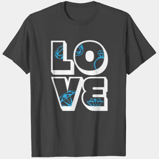 Jewelry Love Diamond Stone Jewellery Gemstone T Shirts