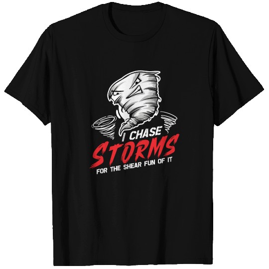 Meteorology Kids Tornado Storm Chasing Storm Fan T Shirts