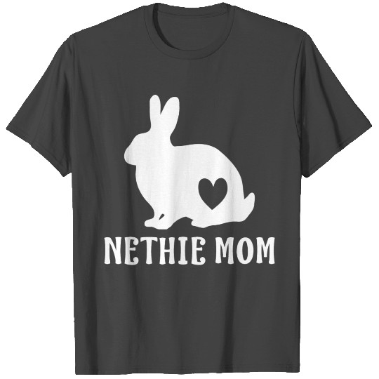 Nethie Mom Cute Bunny Rabbit Animal Lover Easter T Shirts