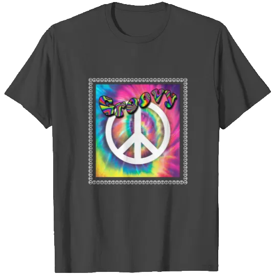 Hippie Peace Groovy FlowerPower Boho Woodstock T Shirts