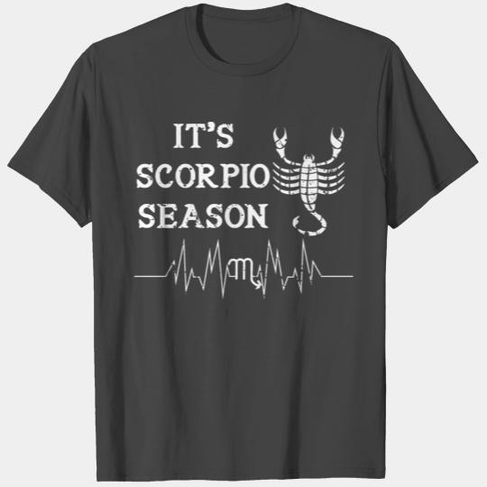 Scorpion Zodiac Sign Scorpio Season T Shirts