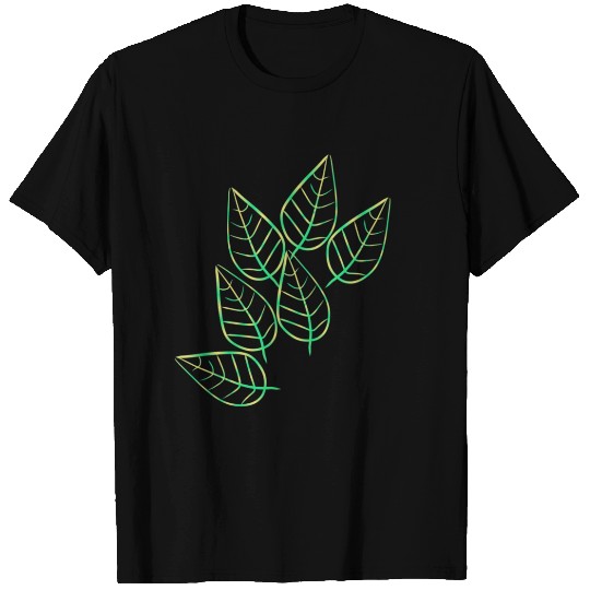 leaf icon nature green leaves T Shirts