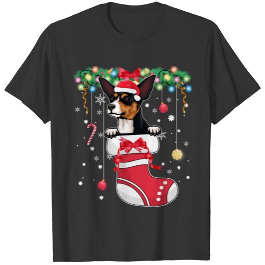 Toy Fox Terrier Dog Lover Christmas - Dog Christma T Shirts