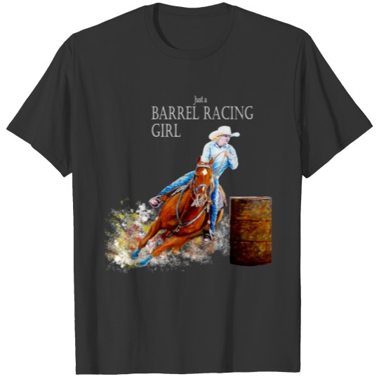 BARREL RACING GIRL T Shirts