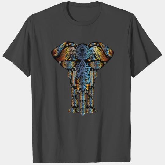 Freaking Love Elephants Watercolor Hindu Tribal In T Shirts