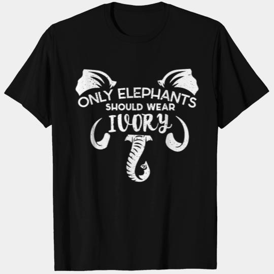 Elephants Ivory Extinction Awareness Save Animals T Shirts