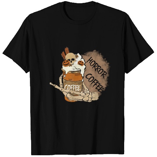 Halloween Horror Coffee T Shirts
