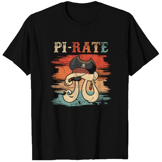 Pirate Pi Symbol 3.14 Math Lover T Shirts
