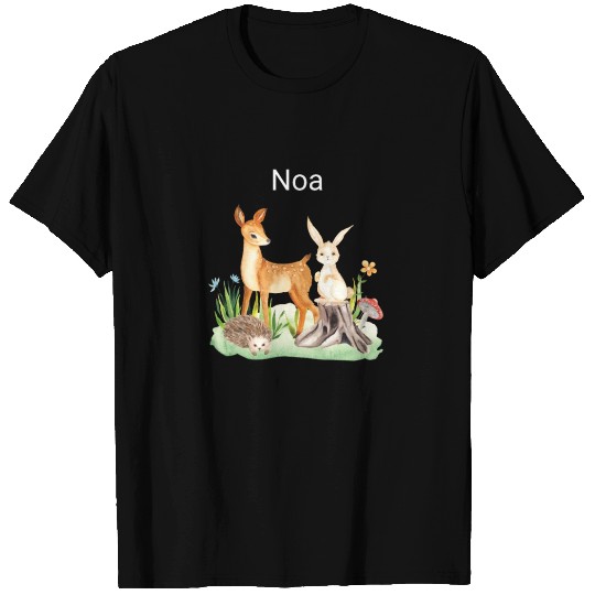 Animal deer rabbit hedgehog Noa T Shirts