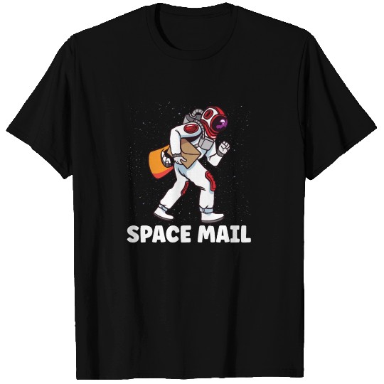Postal Worker Mail Lady Mail Carrier Postal Space T Shirts