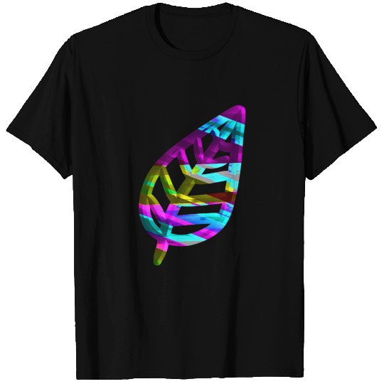 leaf icon nature colorful T Shirts