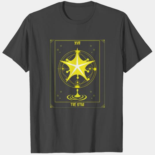 Occult Vintage Tarot Stars Creepy Witch Halloween T Shirts