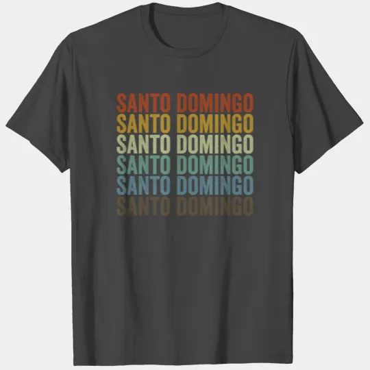 Santo Domingo Dominican Republic Retro Vintage T Shirts