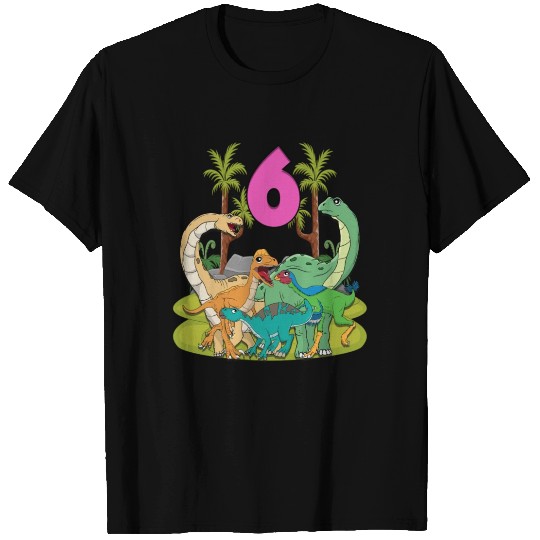 Dinosaur Dinosaur Paradise For Ages 6 T Shirts