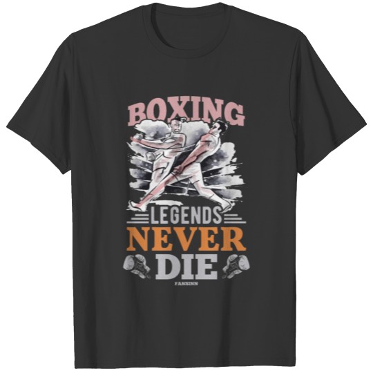 Boxing Legends Never Die T Shirts