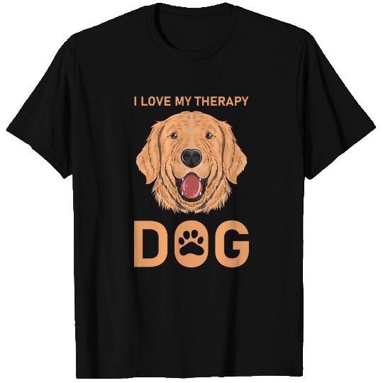 I love my Therapy Dog T Shirts