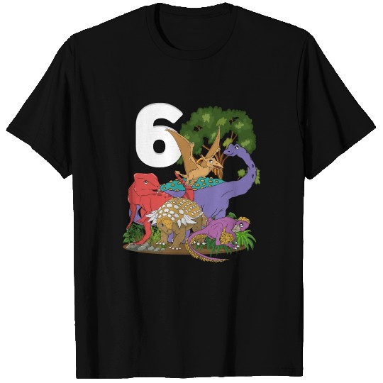 Dinosaur Dinosaur Paradise For Ages 6 T Shirts