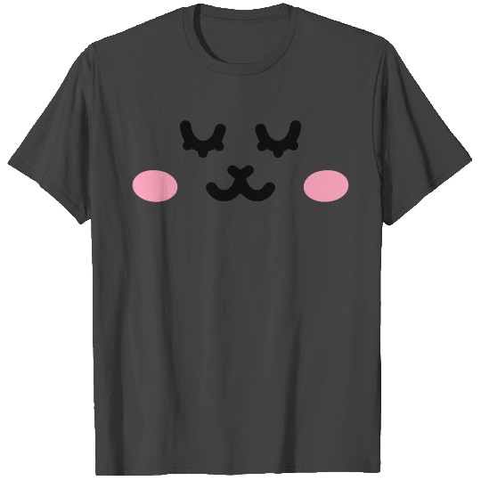 Sleeping Cat Face T Shirts