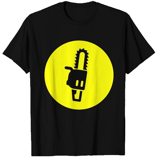 Chainsaw icon symbol T Shirts
