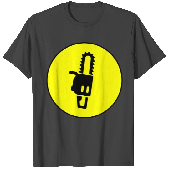 Chainsaw icon symbol T Shirts