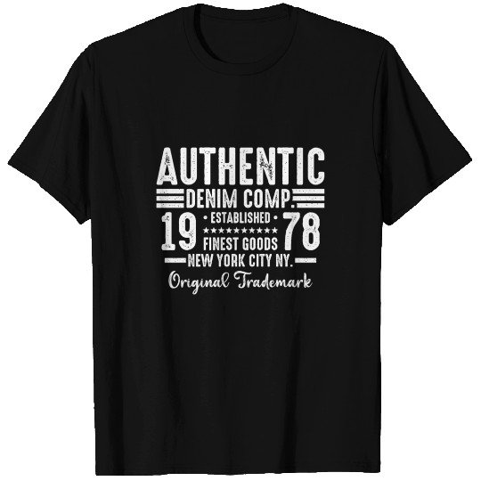 New York City Born In 1978 Vintage Birthday T Shirts