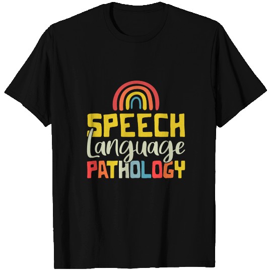 Speech Language Pathologist SLP Rainbow Speechie T Shirts