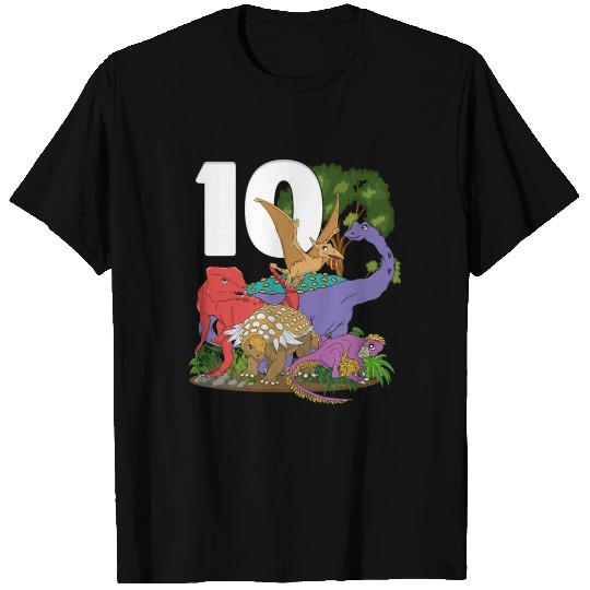 Dinosaur Dinosaur Paradise For Ages 10 T Shirts