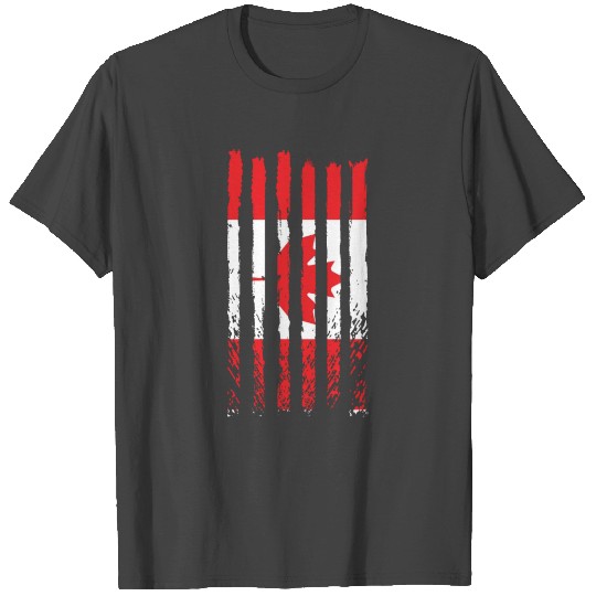 Viva Canada flag love proud canadian people design T Shirts