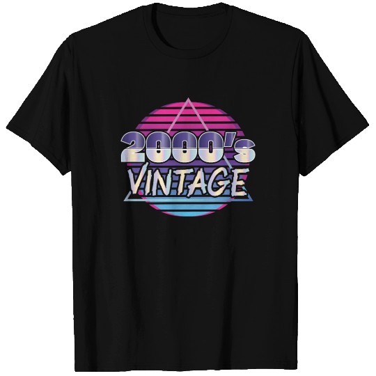 2000's Vintage Era Decade Birth Year Generation Z T Shirts