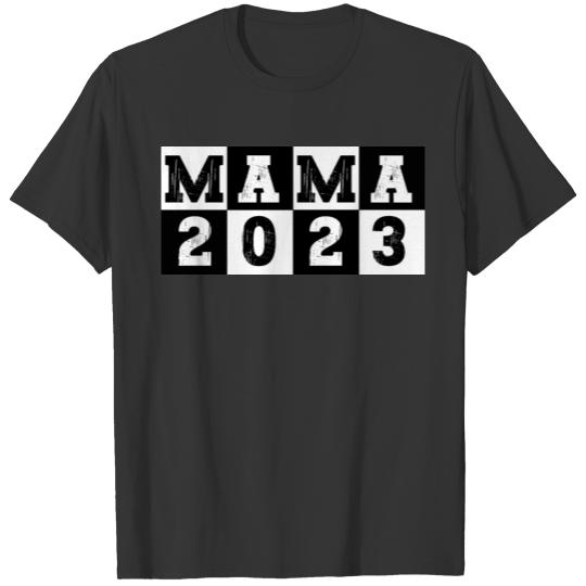 Mama 2023 Vintage Checkerboard for New Mom T Shirts