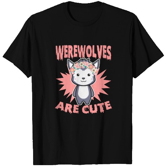 Cute Halloween Werewolf For Trick Or Treat T Shirts