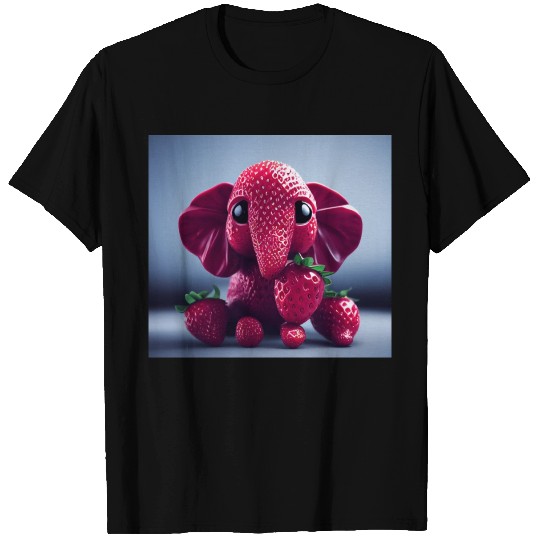 Strawberry Elephant T Shirts