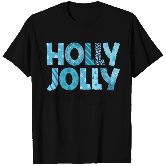 Holly Jolly season sublimation T Shirts