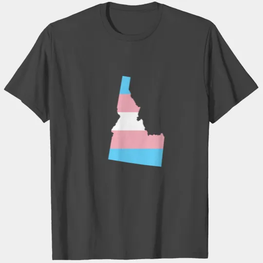 Trans Flag Idaho LGBT Pride Support T Shirts